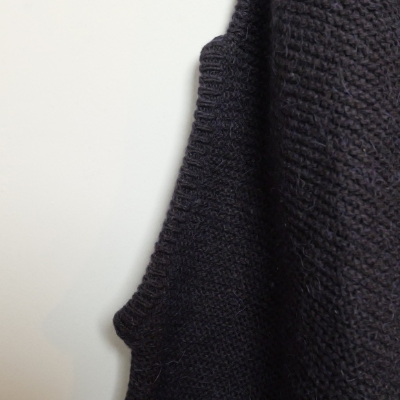 G-STAR RAW Mono Poncho KNIT S/LESS Womens X SMALL Loose Jacket, Navy - Picture 6 of 12